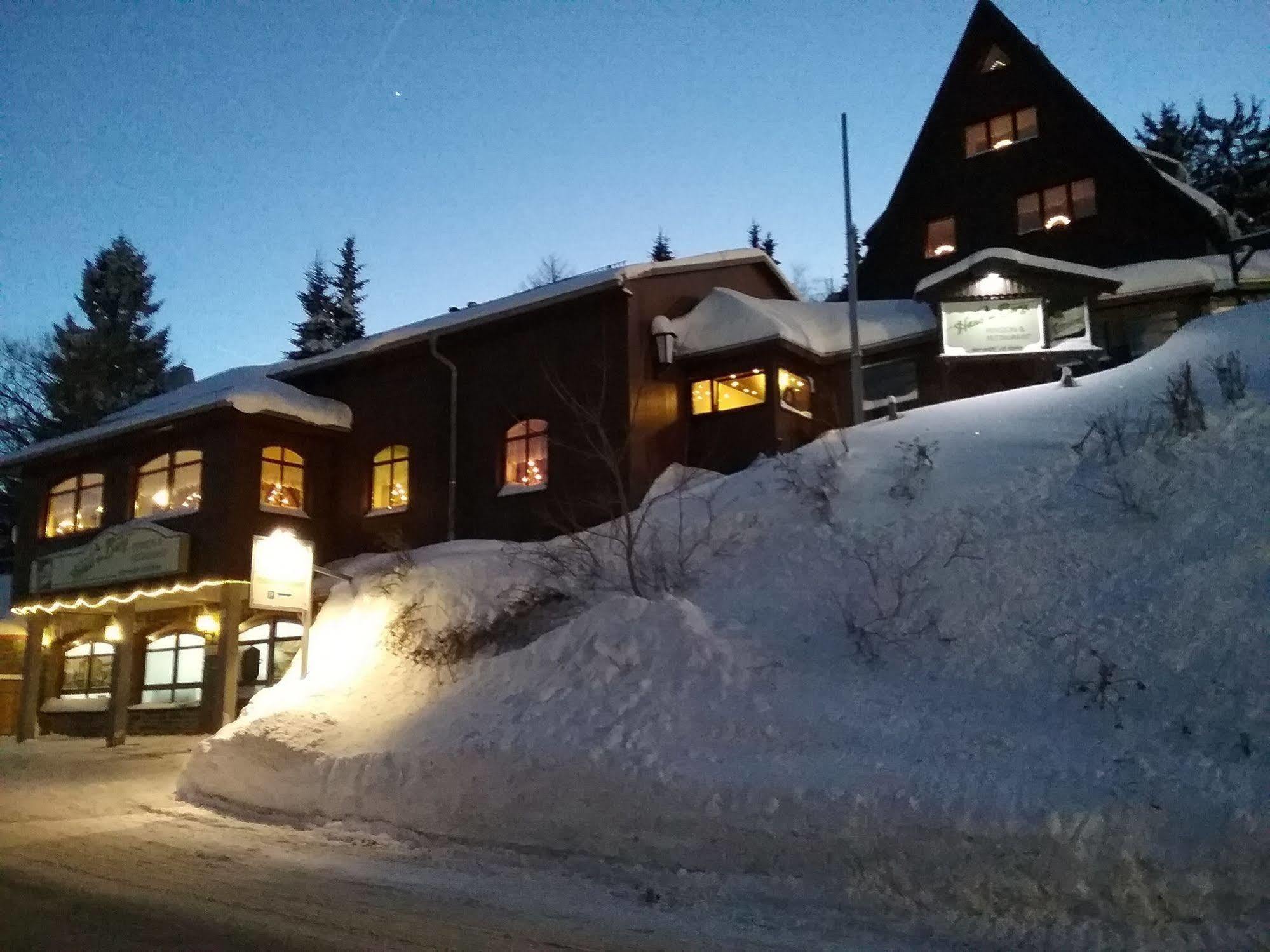 Hotel Haus am Berg - Pension direkt am Skihang Oberwiesenthal Exterior foto